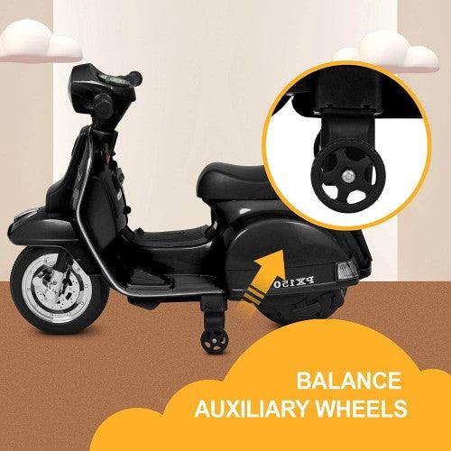 UENJOY PX150 6V Kids Ride Motorcycle (Vespa Edition Pink, Blue , White, Black) - Toytexx UENJOY PX150 6V Kids Ride Motorcycle (Vespa Edition Pink, Blue , White, Black) - Toytexx